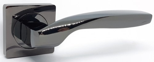 Ручка дверна KEDR R06 06-045 BLACK BN ( чорный глянсовий )